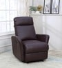 Sleek 1 Seater Recliner in Brown Colour