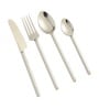 Sleek Cut Cutlery Set Silver