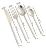 Sleek Cut Cutlery Set Silver