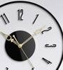Multicolour Acrylic Sleek Numeric Modern Wall Clock