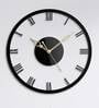 Multicolour Acrylic Sleek Roman Modern Wall Clock