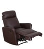 Sleek 1 Seater Recliner in Brown Colour