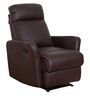 Sleek 1 Seater Recliner in Brown Colour