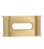Gold Glass Sleek Diamond Crystal Napkin Box