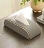 Sleek Slant Leather Napkin Box