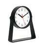 Antique Sleek Stand Black Plastic Table Clock