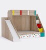 Sleep N Slide Bunk Bed in Oak Colour