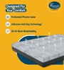 Sleepables Orthopedic With CertiPUR HiRez Foam 8 Inch Latex King Size Mattress