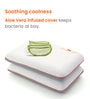 Air Gel Memory Foam Pillow with Removable Zipper Cover (Set of 4)