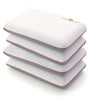 Air Gel Memory Foam Pillow with Removable Zipper Cover (Set of 4)