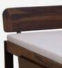 Sleigh Sheesham Wood King Size Bed With Drawer Storage In Provincial Teak Finish