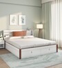 Slew Premier Queen Size Bed in White Finish with Hydraulic Storage Slew Premier Queen Size Bed in White Finish with Hydraulic Storage