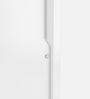 Slide N Store Compact Plus Steel 2 Door Wardrobe in Textured Bond White Colour