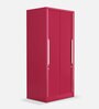 Slide N Store Compact Sliding Wardrobe in Tex Blush Red Finish