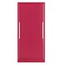 Slide N Store Compact Sliding Wardrobe in Tex Blush Red Finish