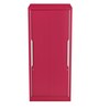 Slide N Store Compact Sliding Wardrobe in Tex Blush Red Finish