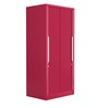 Slide N Store Compact Sliding Wardrobe in Tex Blush Red Finish