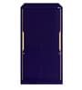 Compact Sliding Door Wardrobe in Textured Royal Blue Finish