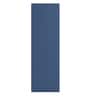 Slide N Store Wide Metal Sliding Door Wardrobe in Tex Phiroja Blue Finish