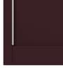 Slide N Store Metal Sliding Door Wardrobe in Tex Shell Wine Red Finish
