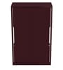 Slide N Store Metal Sliding Door Wardrobe in Tex Shell Wine Red Finish
