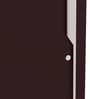 Slide N Store Metal Sliding Door Wardrobe in Tex Shell Wine Red Finish