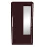 Slide N Store Pro 2 Door Sliding Wardrobe in Tex ShellWine Red Finish