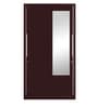 Slide N Store Pro 2 Door Sliding Wardrobe in Tex ShellWine Red Finish