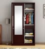 Slide N Store Pro 2 Door Sliding Wardrobe in Tex ShellWine Red Finish