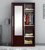 Slide N Store Pro 2 Door Sliding Wardrobe in Tex ShellWine Red Finish