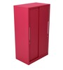 Slide N Store Pro Wardrobe 2 Door in Tex Blush Red Finish