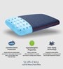 Slim Chill Memory Foam Cool Gel 17 x 26 Inch Sleeping Pillow (Pack of 2)