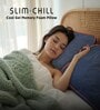 Slim Chill Memory Foam Cool Gel 17 x 26 Inch Sleeping Pillow