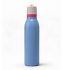 Blue Slim Fit Stainless Steel Hydration Water Bottle with Carry Loop, 750 ml