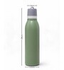Green Slim Fit Stainless Steel Hydration Water Bottle with Carry Loop, 750 ml