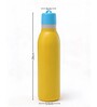 Yellow Slim Fit Stainless Steel Hydration Water Bottle with Carry Loop, 750 ml