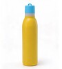 Yellow Slim Fit Stainless Steel Hydration Water Bottle with Carry Loop, 750 ml