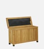 Slim Stocker Solid Wood Bench in Natural Finish with Storage