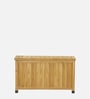 Slim Stocker Solid Wood Bench in Natural Finish with Storage