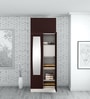 Slimline 2 Door Almirah (with Mirror) in Russet Colour