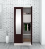 Slimline 2 Door Almirah (with Mirror) in Russet Colour