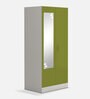 Slimline 2 Door Almirah In Green Colour