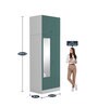 Slimline 2 Door M2 O2 Steel Almirah in Textured Sea Pine Colour