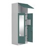 Slimline 2 Door M2 O2 Steel Almirah in Textured Sea Pine Colour