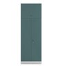 Slimline 2 Door O2 Steel Almirah in Textured Sea Pine Colour
