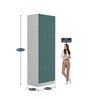 Slimline 2 Door O2 Steel Almirah in Textured Sea Pine Colour