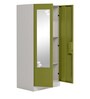 Slimline 2 Door Almirah In Green Colour