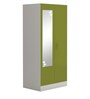 Slimline 2 Door Almirah In Green Colour