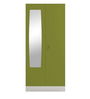 Slimline 2 Door Almirah In Green Colour