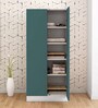 Slimline Metal 2 Door Almirah in Textured Sea Pine Colour